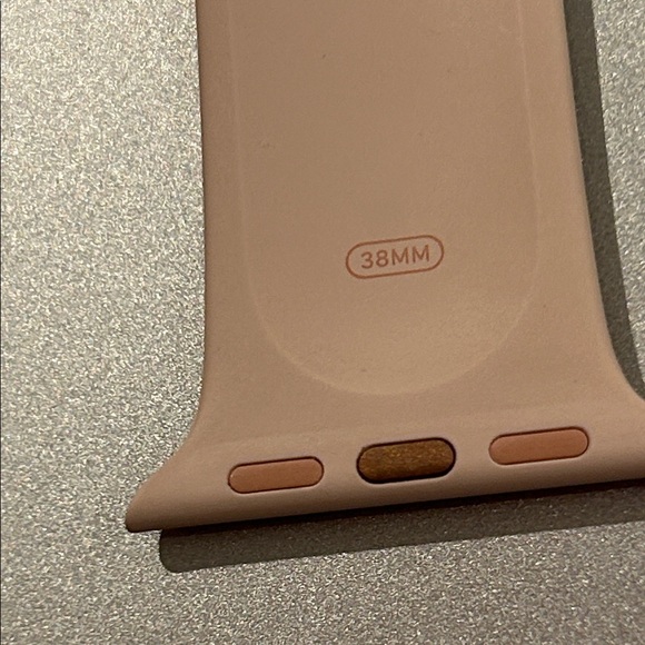 Apple Blush Silicone Watch Strap - Picture 3 of 4